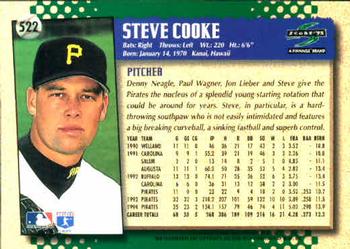 1995 Score #522 Steve Cooke Back