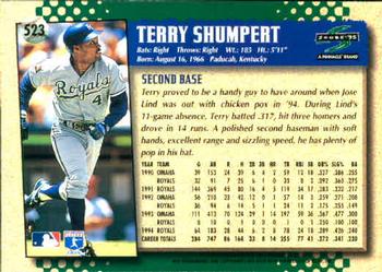 1995 Score #523 Terry Shumpert Back