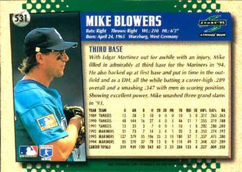 1995 Score #531 Mike Blowers Back