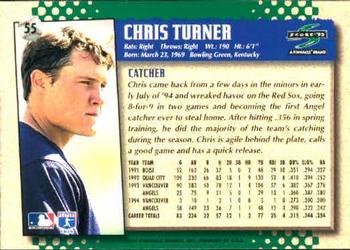 1995 Score #55 Chris Turner Back