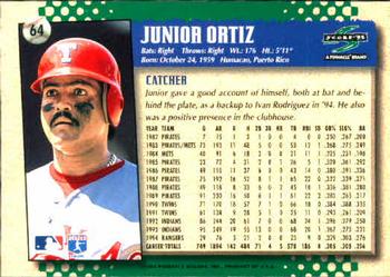 1995 Score #64 Junior Ortiz Back