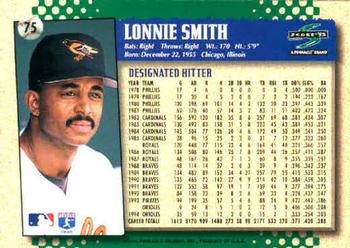 1995 Score #75 Lonnie Smith Back