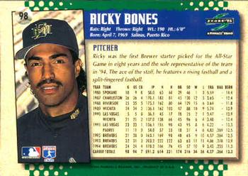 1995 Score #98 Ricky Bones Back