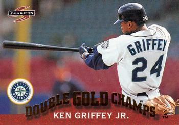 1995 Score - Double Gold Champs #GC2 Ken Griffey Jr. Front