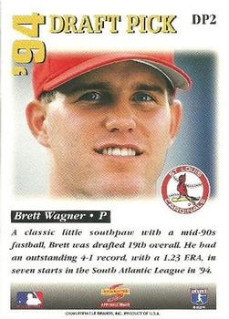 1995 Score - '94 Draft Picks #DP2 Bret Wagner Back