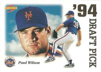 1995 Score - '94 Draft Picks #DP3 Paul Wilson Front