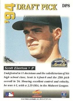 1995 Score - '94 Draft Picks #DP8 Scott Elarton Back