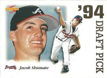 1995 Score - '94 Draft Picks #DP9 Jacob Shumate Front
