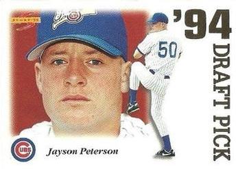 1995 Score - '94 Draft Picks #DP14 Jayson Peterson Front