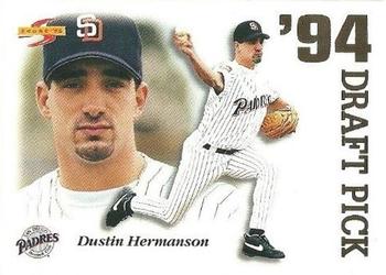 1995 Score - '94 Draft Picks #DP15 Dustin Hermanson Front