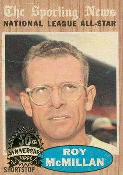 2011 Topps Heritage - 50th Anniversary Buybacks #393 Roy McMillan Front