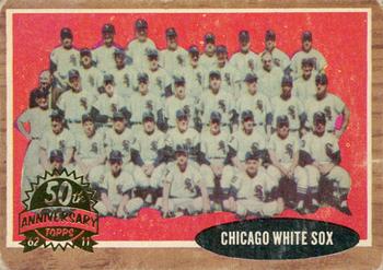 2011 Topps Heritage - 50th Anniversary Buybacks #113 Chicago White Sox Team Front