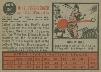 2011 Topps Heritage - 50th Anniversary Buybacks #341 Mike Hershberger Back