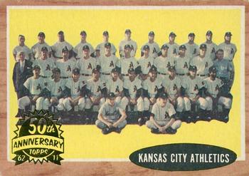 2011 Topps Heritage - 50th Anniversary Buybacks #384 Kansas City Athletics Team Front