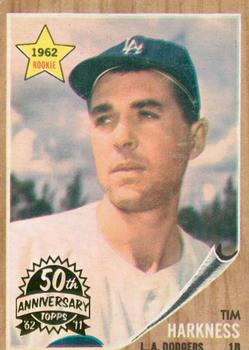 2011 Topps Heritage - 50th Anniversary Buybacks #404 Tim Harkness Front