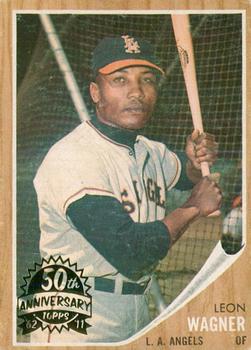 2011 Topps Heritage - 50th Anniversary Buybacks #491 Leon Wagner Front