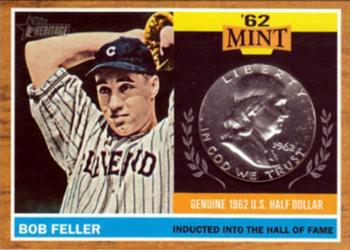 2011 Topps Heritage - 62 Mint Coins #62M-BF Bob Feller Front