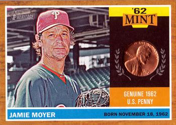 2011 Topps Heritage - 62 Mint Coins #62M-JM Jamie Moyer Front