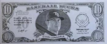 2011 Topps Heritage - Baseball Bucks #NNO Evan Longoria Front