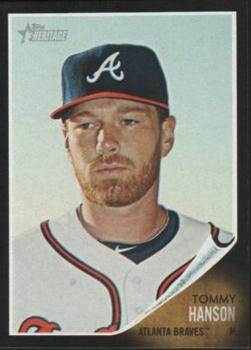 2011 Topps Heritage - Black #C16 Tommy Hanson Front