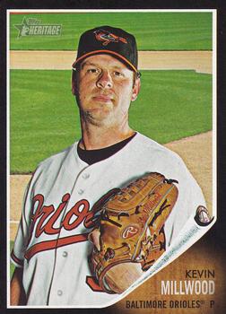 2011 Topps Heritage - Black #C38 Kevin Millwood Front