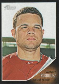 2011 Topps Heritage - Black #C100 Wandy Rodriguez Front