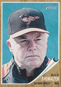 2011 Topps Heritage - Blue Tint #121 Buck Showalter Front