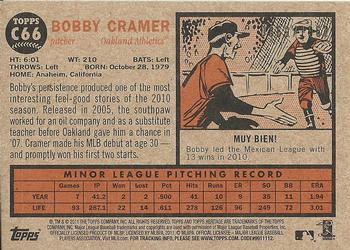 2011 Topps Heritage - Chrome #C66 Bobby Cramer Back