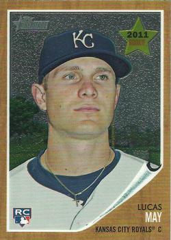 2011 Topps Heritage - Chrome #C99 Lucas May Front