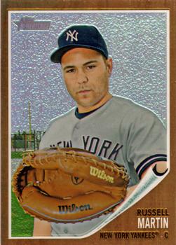 2011 Topps Heritage - Chrome Refractors #C7 Russell Martin Front