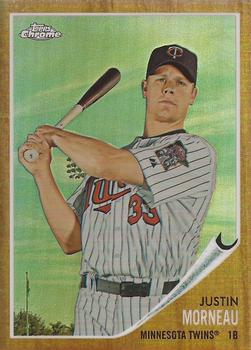 2011 Topps Heritage - Chrome Refractors #C148 Justin Morneau Front