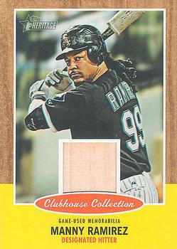 2011 Topps Heritage - Clubhouse Collection Relics #CCR-MR Manny Ramirez Front