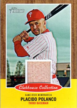 2011 Topps Heritage - Clubhouse Collection Relics #CCR-PP Placido Polanco Front
