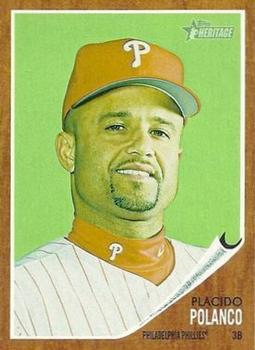 2011 Topps Heritage - Green Tint #146 Placido Polanco Front