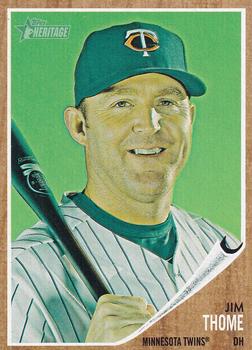 2011 Topps Heritage - Green Tint #180 Jim Thome Front