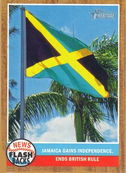 2011 Topps Heritage - News Flashbacks #NF-9 Jamaica Gains Independence Front