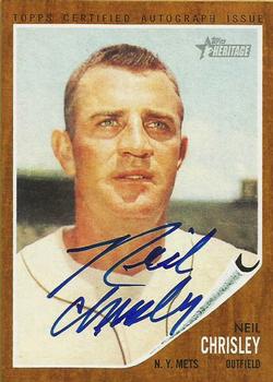 2011 Topps Heritage - Real One Autographs #ROA-NC Neil Chrisley Front