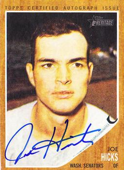 2011 Topps Heritage - Real One Autographs #ROA-JH Joe Hicks Front