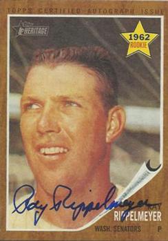 2011 Topps Heritage - Real One Autographs #ROA-RR Ray Rippelmeyer Front