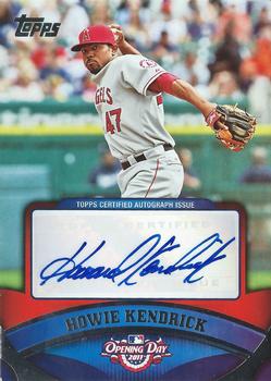 2011 Topps Opening Day - Autographs #ODA-HK Howie Kendrick Front