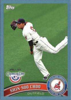 2011 Topps Opening Day - Blue #2 Shin-Soo Choo Front