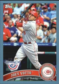 2011 Topps Opening Day - Blue #10 Joey Votto Front