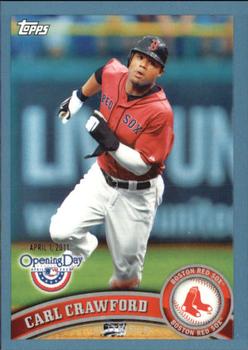 2011 Topps Opening Day - Blue #13 Carl Crawford Front
