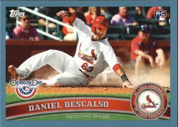 2011 Topps Opening Day - Blue #36 Daniel Descalso Front