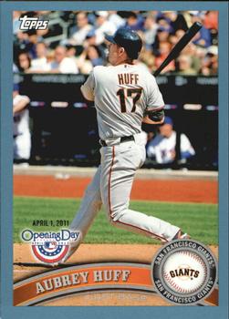 2011 Topps Opening Day - Blue #41 Aubrey Huff Front