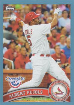 2011 Topps Opening Day - Blue #50 Albert Pujols Front