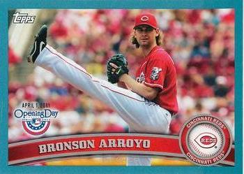 2011 Topps Opening Day - Blue #53 Bronson Arroyo Front
