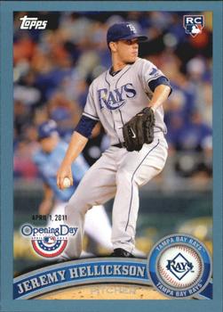 2011 Topps Opening Day - Blue #80 Jeremy Hellickson Front