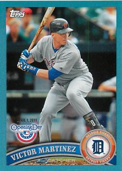 2011 Topps Opening Day - Blue #104 Victor Martinez Front