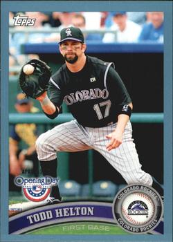 2011 Topps Opening Day - Blue #106 Todd Helton Front